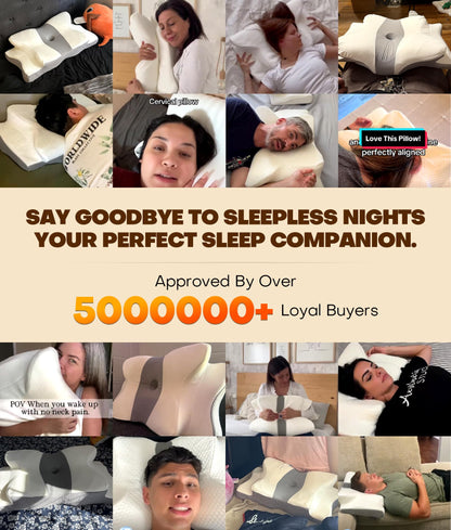 Cozyplayer Ergonomic Neck Pillow for Pain Relief