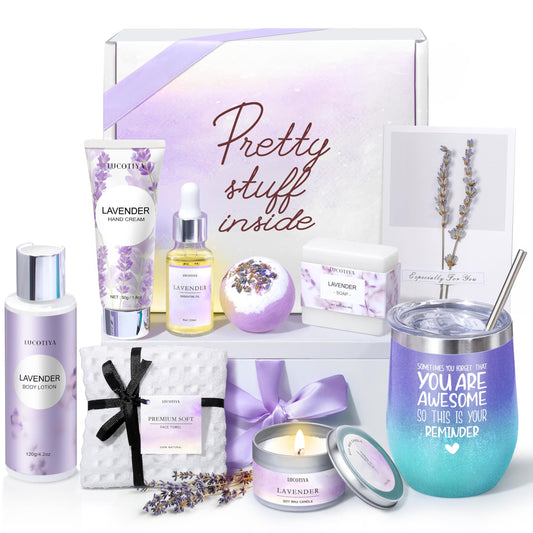 Lavender Spa Gift Set for Women and Moms