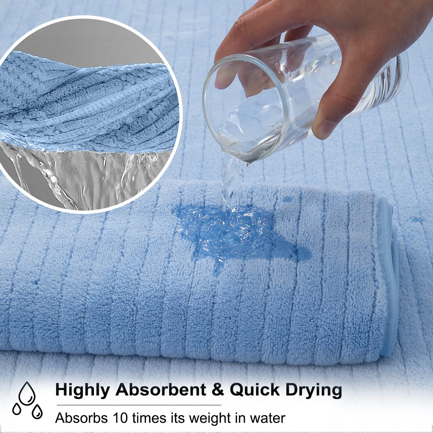 Oliven 8-Piece Oversized Bath Towel Set