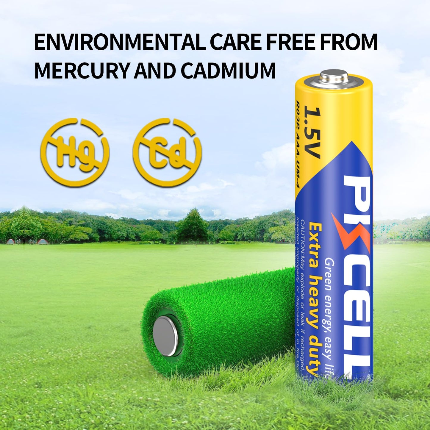 40 Pack PKCELL AAA High-Performance Batteries