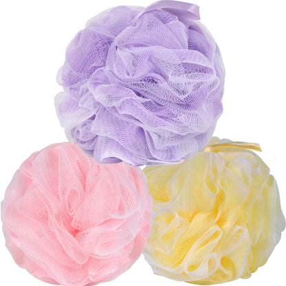 BCKENEY Bath Loofah Sponge Soft Mesh Shower Puff for Body Wash Bath Sponge Body Scrubber for Women & Men Body Exfoliator-Bathing Accessories