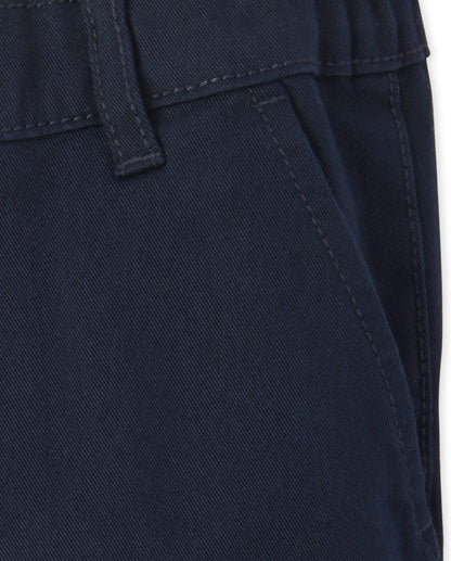 The Children's Place baby boys and Toddler Stretch Skinny Chino Pants Jeans, New Navy Single, 2T US