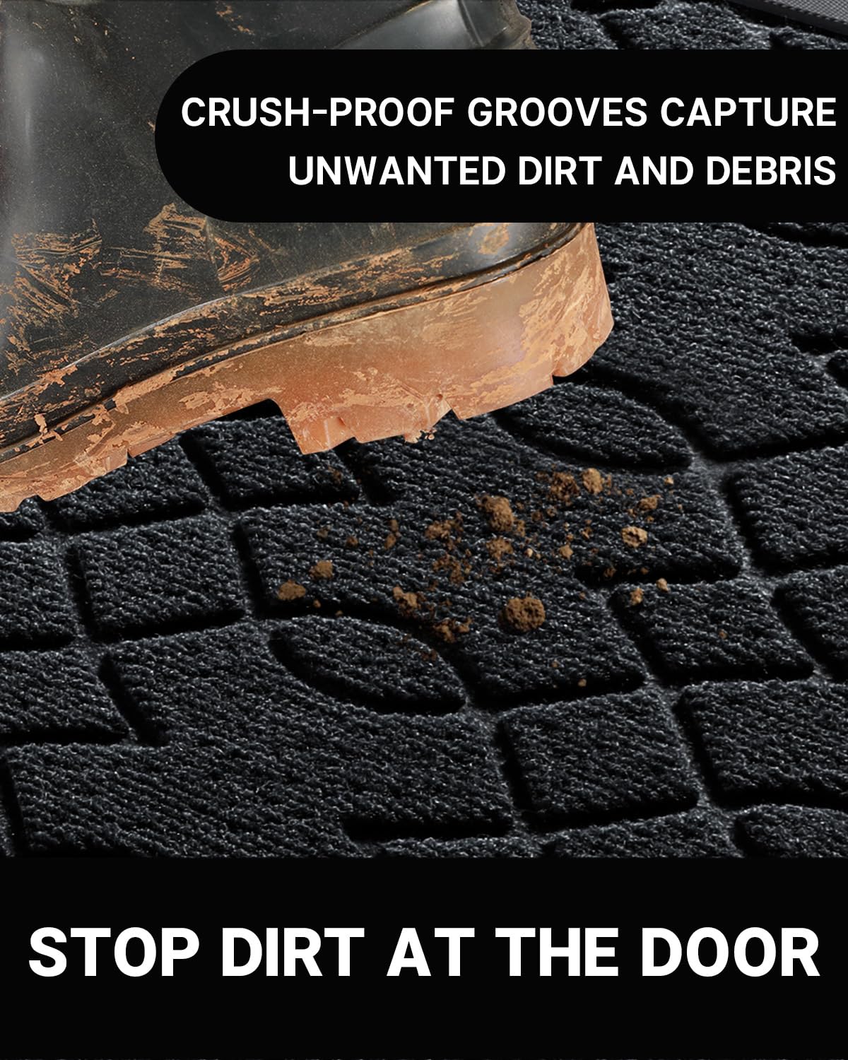 Yimobra Waterproof Non-Slip Outdoor Door Mat