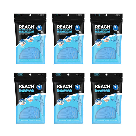 Reach Mint Dental Floss Picks for Adults
