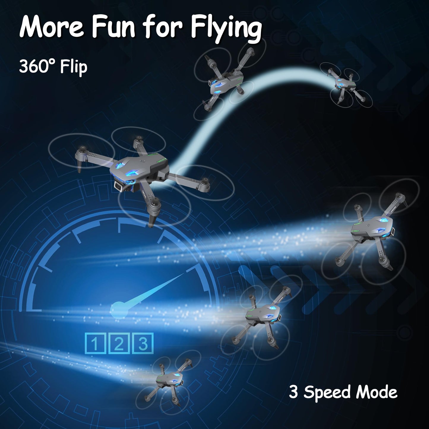 Mini Drone 1080P HD with Gesture Control