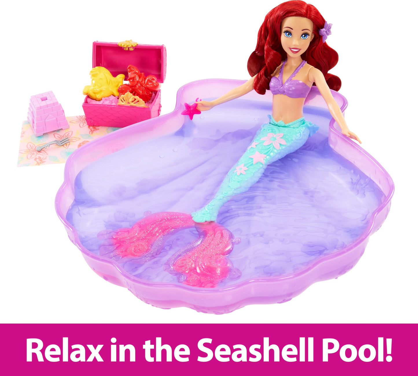 Mattel Ariel Mermaid Doll & Pool Playset