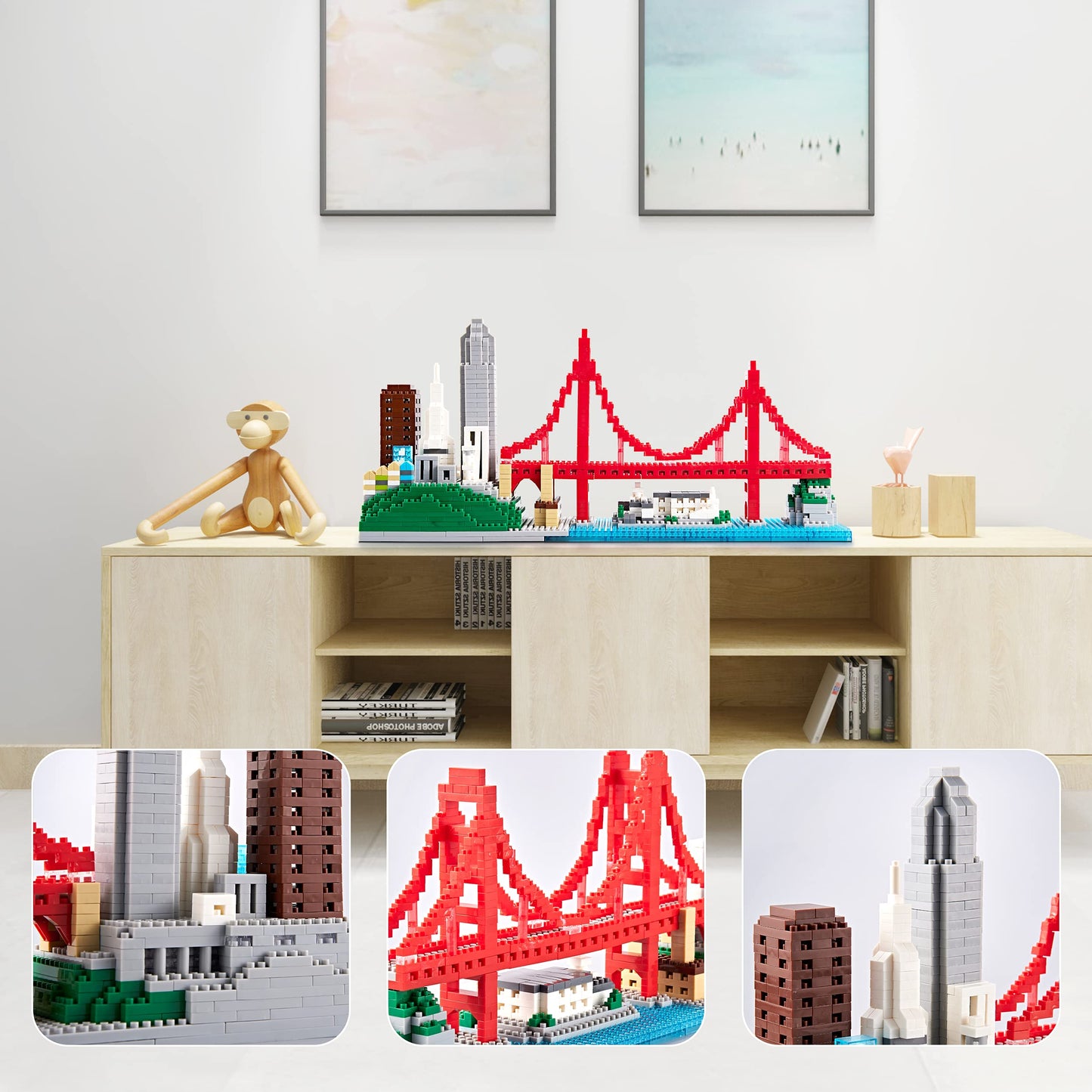 San Francisco Skyline Model Kit - 1610pcs