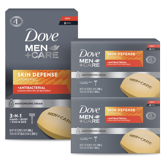 DOVE MEN + CARE Hydrating Soap Bar, 14 Pack