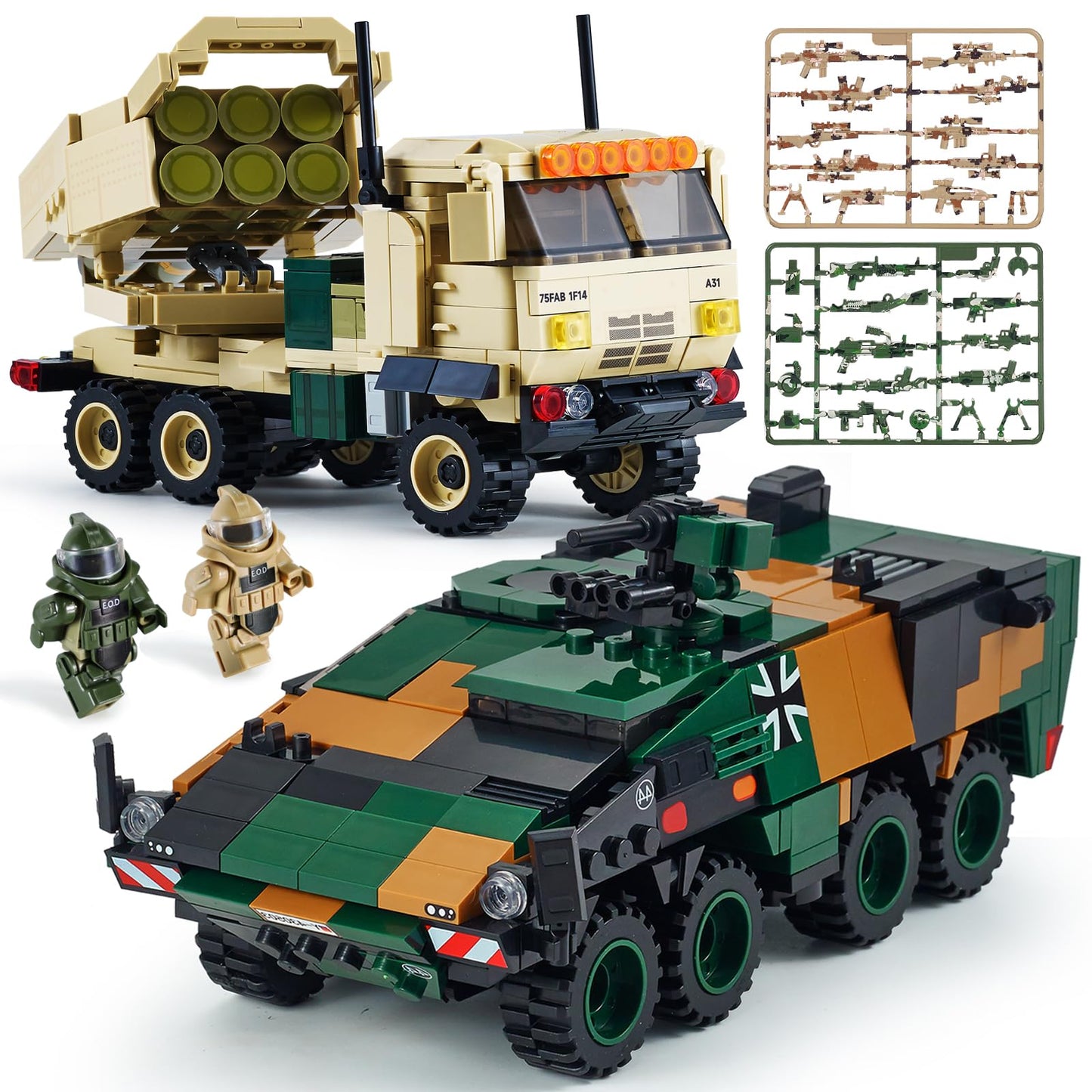 WW2 Military Building Sets for Lego Models
