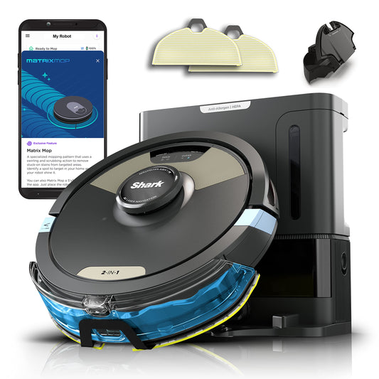 Shark Robot Vacuum and Mop Combo, Self-Emptying