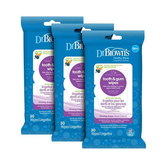 Dr. Brown's 30 Count Tooth & Gum Wipes