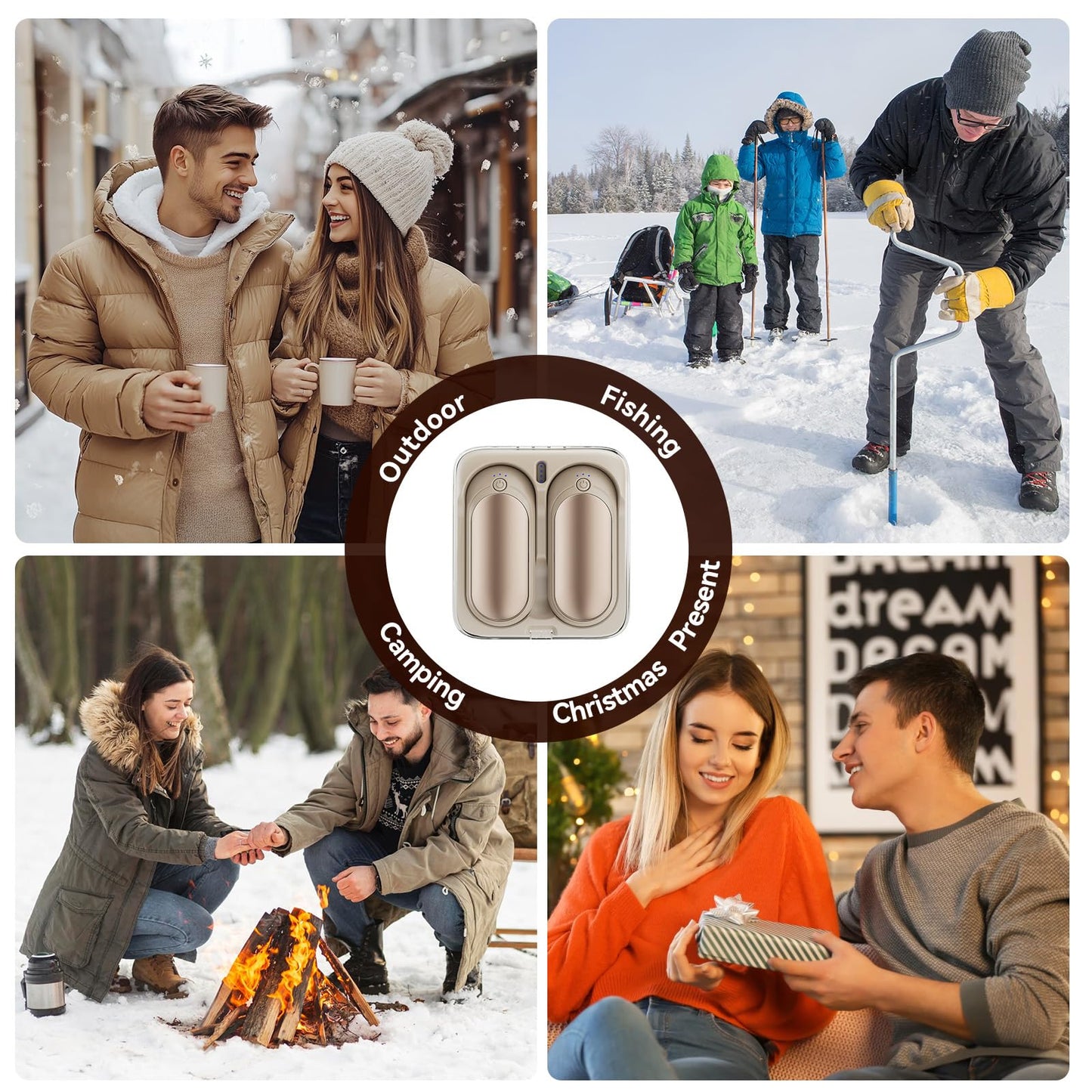 TempBliss 14000mAh Rechargeable Hand Warmers 2 Pack