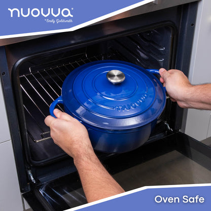 6.4-Quart Cast Iron Dutch Oven with Lid