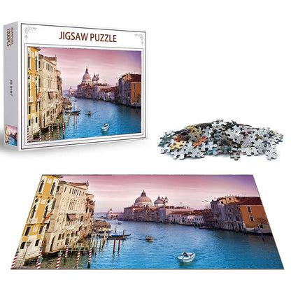 1000 Piece Venice Water City Jigsaw Puzzle for Adults