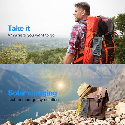 KIGOKER 33800mAh Solar Power Bank with Fast Charge