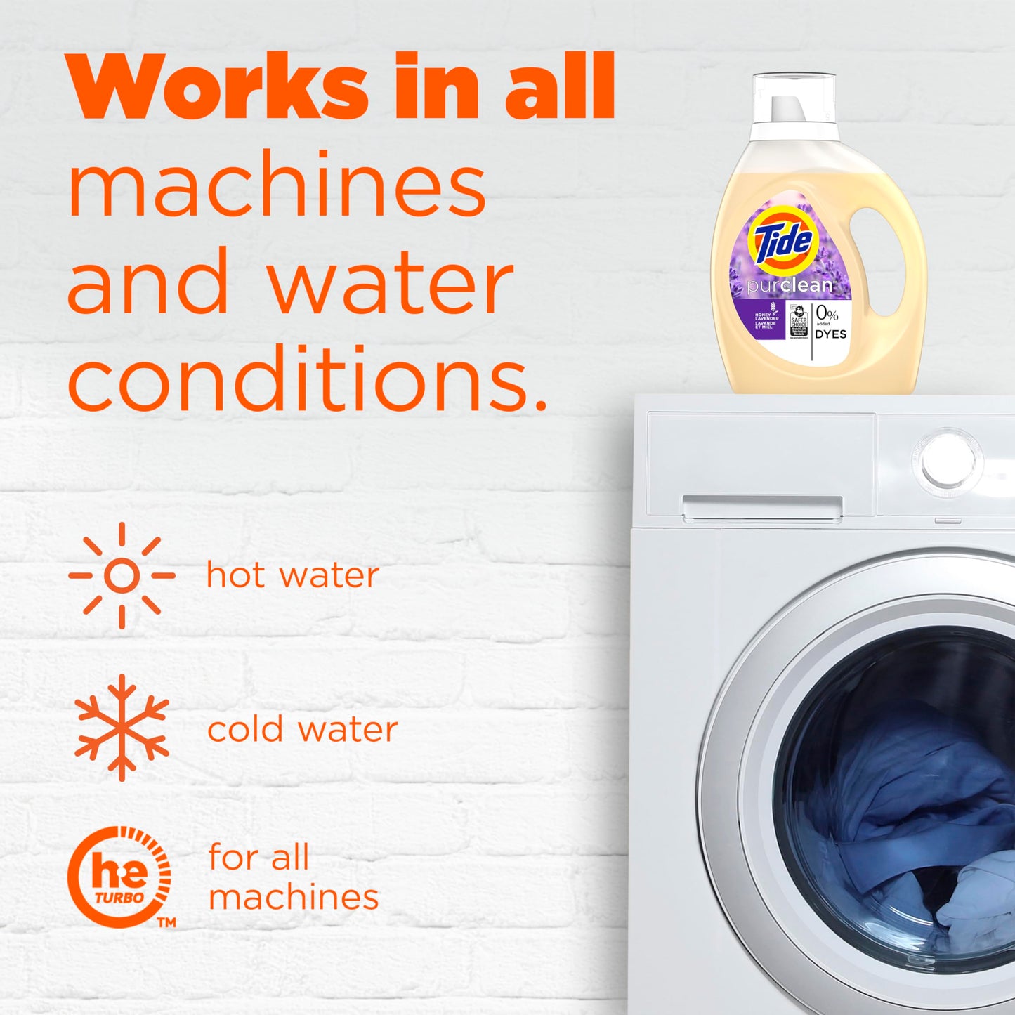 Tide Purclean Liquid Laundry Detergent, 48 Loads