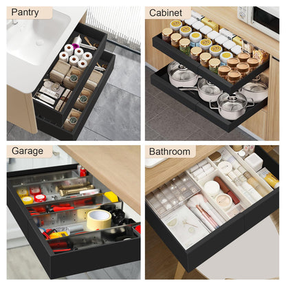 Expandable Pull Out Cabinet Organizer for Kitchen