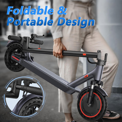 MAXSHOT Folding Electric Scooter with Long Range