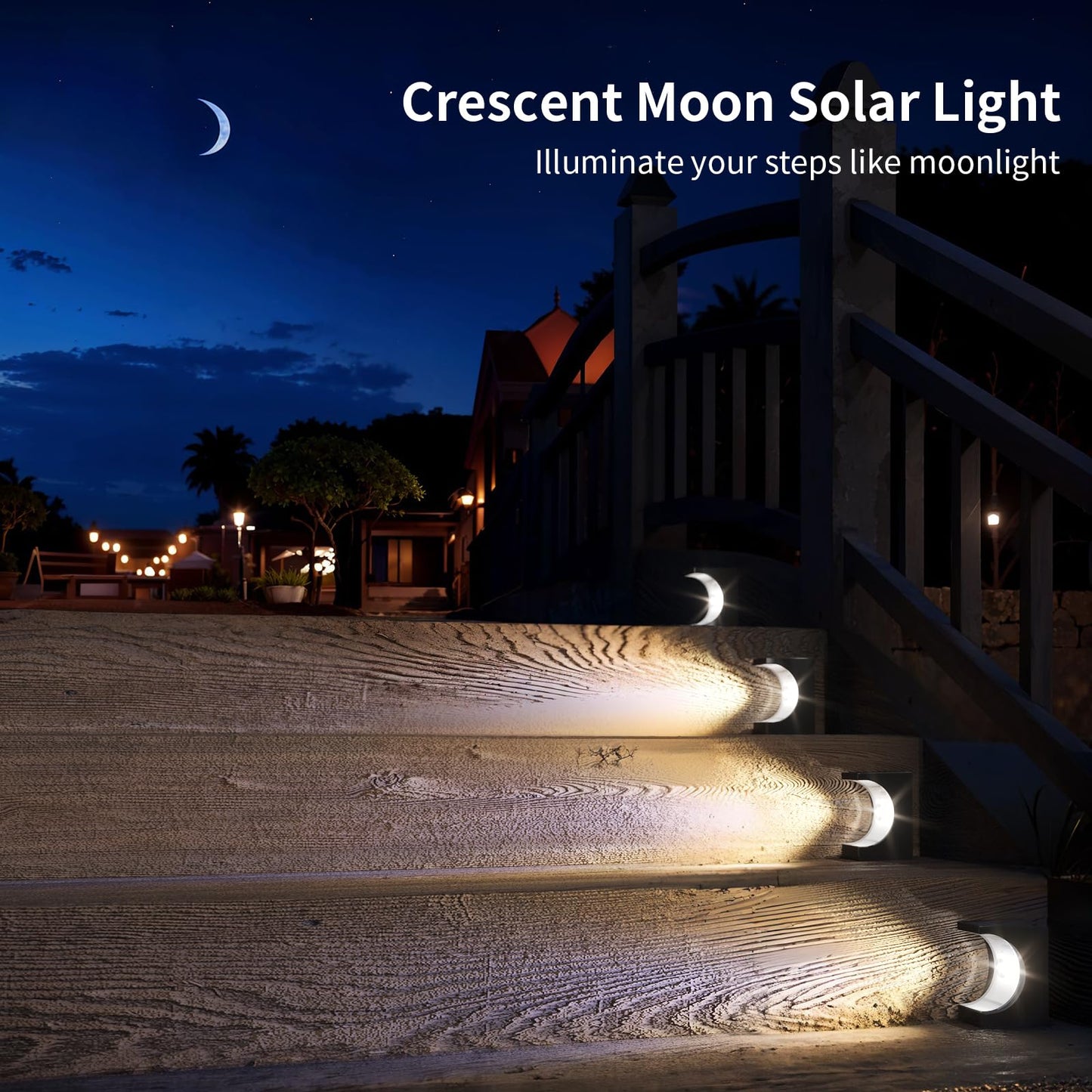 10 Pack Solar LED Stair Lights