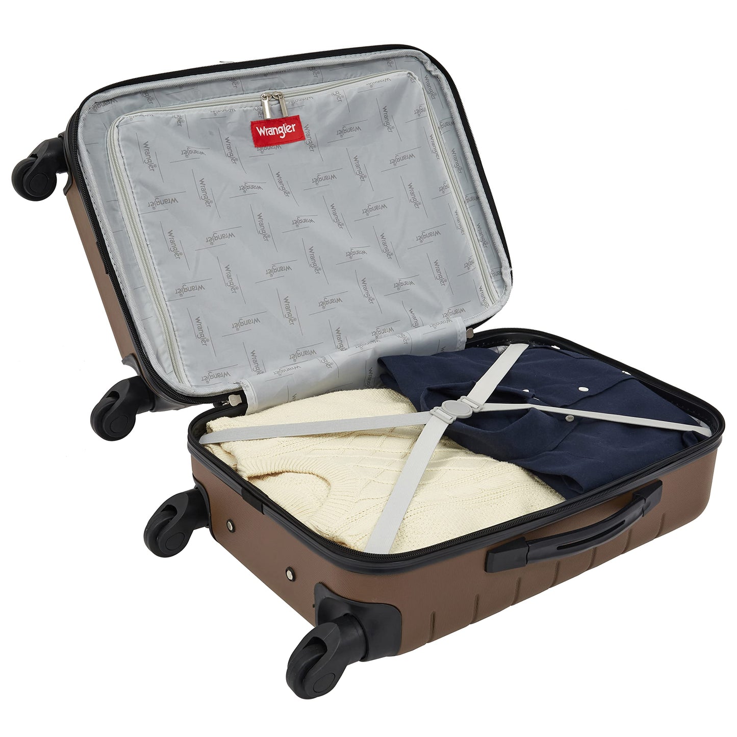 20-Inch Wrangler Smart Luggage Set with USB Port
