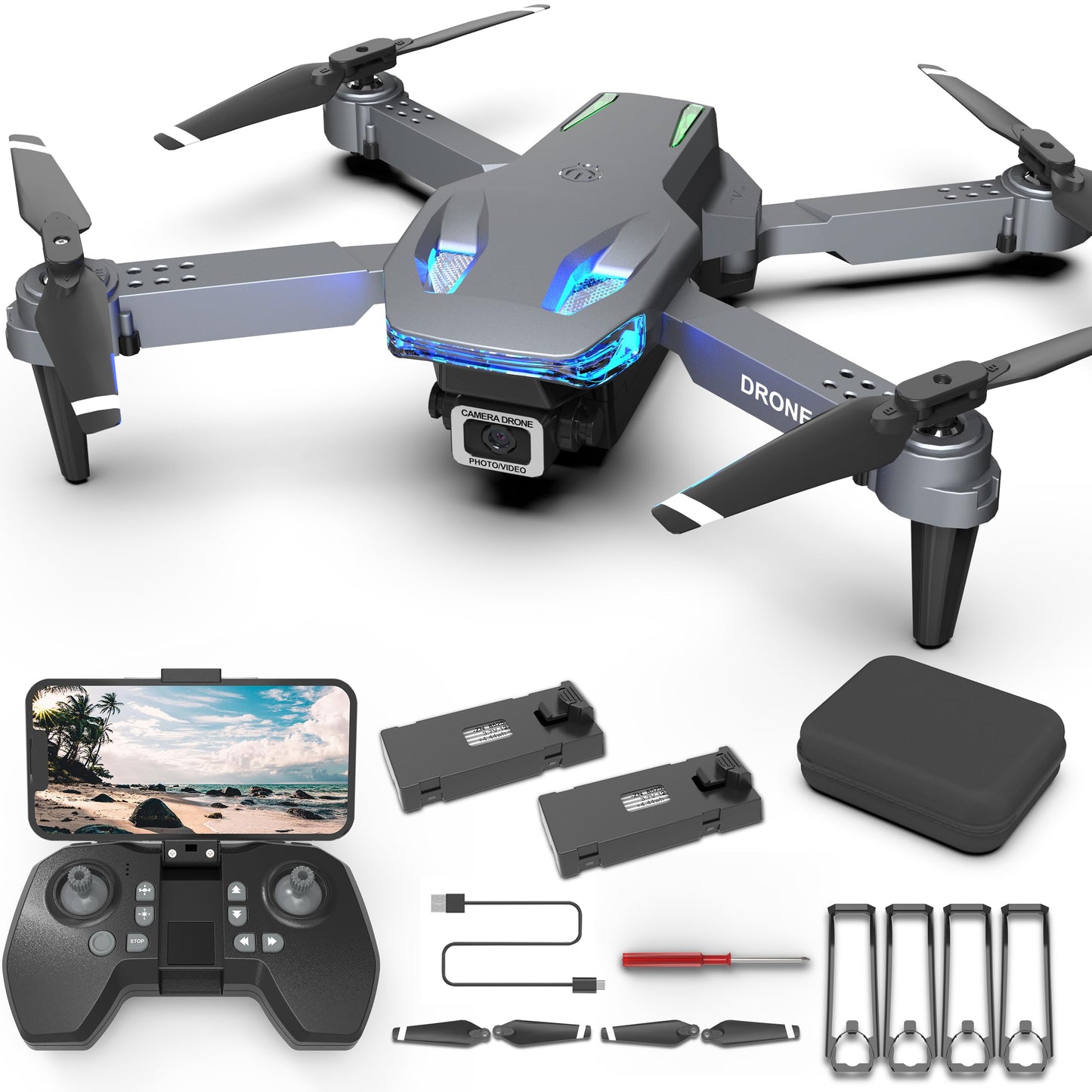 Mini Drone 1080P HD with Gesture Control