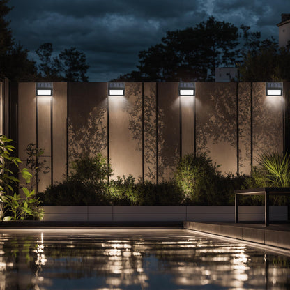 12 Waterproof Solar Deck Lights