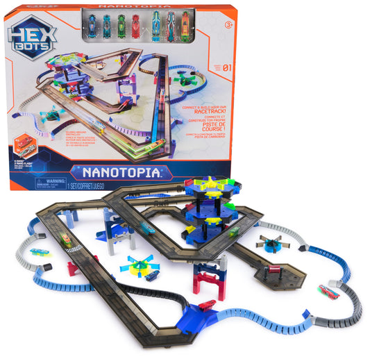 HEX BOTS Nanotopia Sensory Toy Playset for Kids