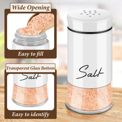 Salt and Pepper Shakers Set - Refillable Design
