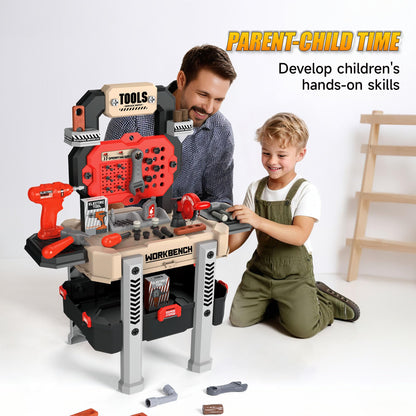 Kids Tool Bench with 138 Realistic Tools