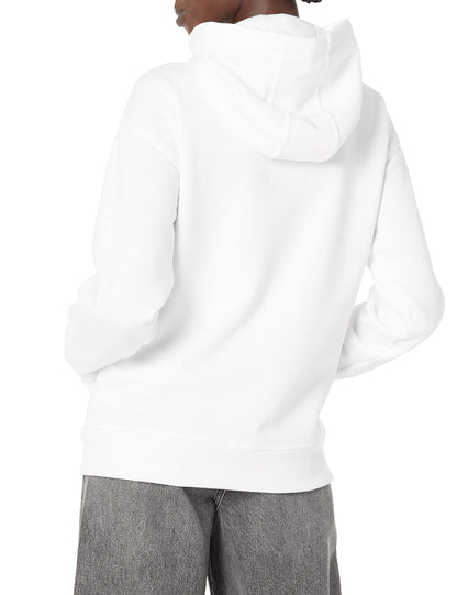 Calvin Klein Performance Women's Eco Fleece Hoodie, White, Small