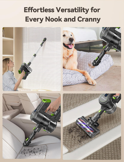 QikCln Cordless Vacuum Cleaner 23Kpa 45 Mins Runtime