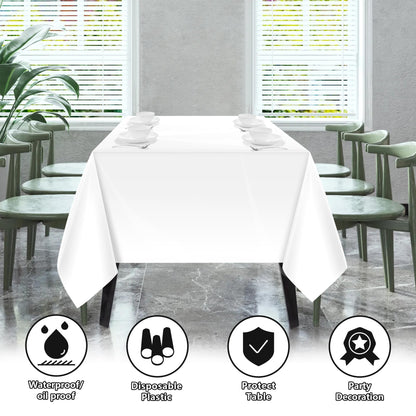 4 Pack Disposable Table Covers for Parties