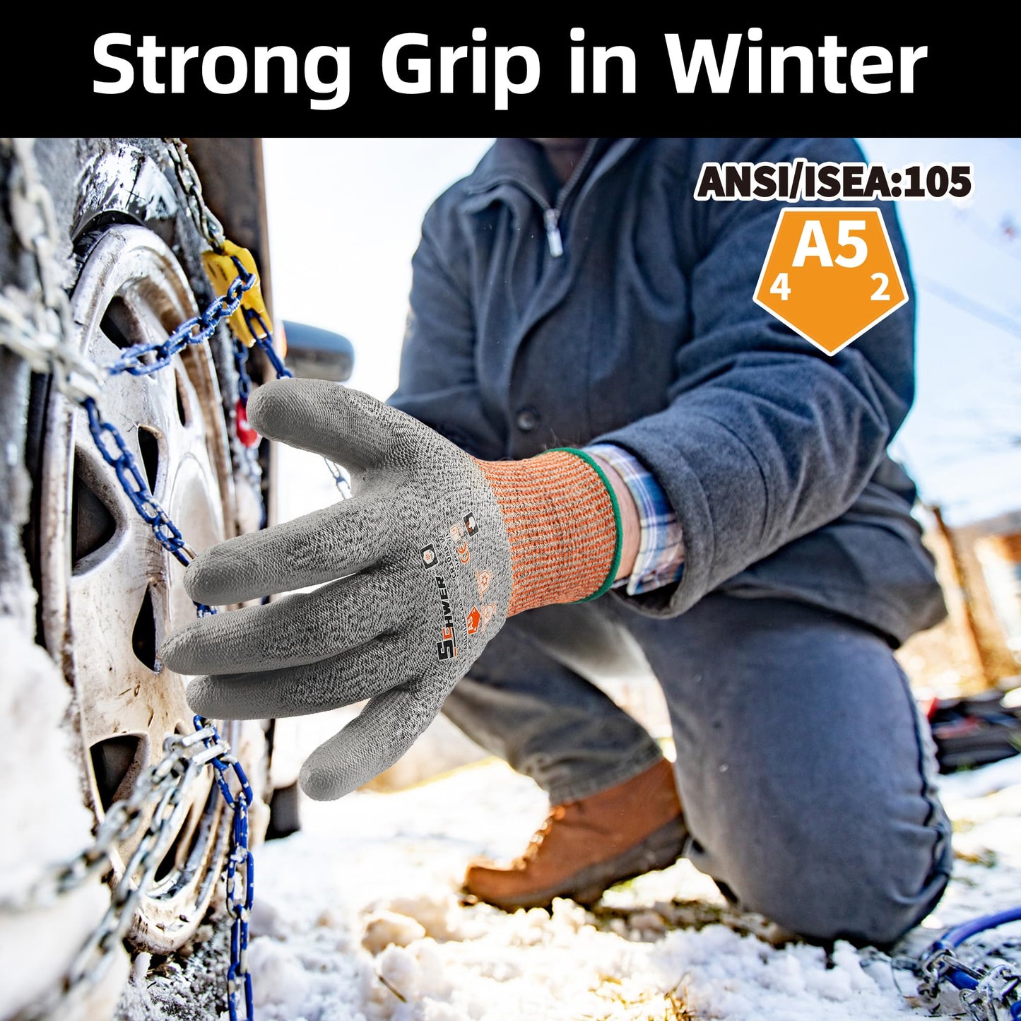 Schwer 12 Pairs Winter Work Gloves