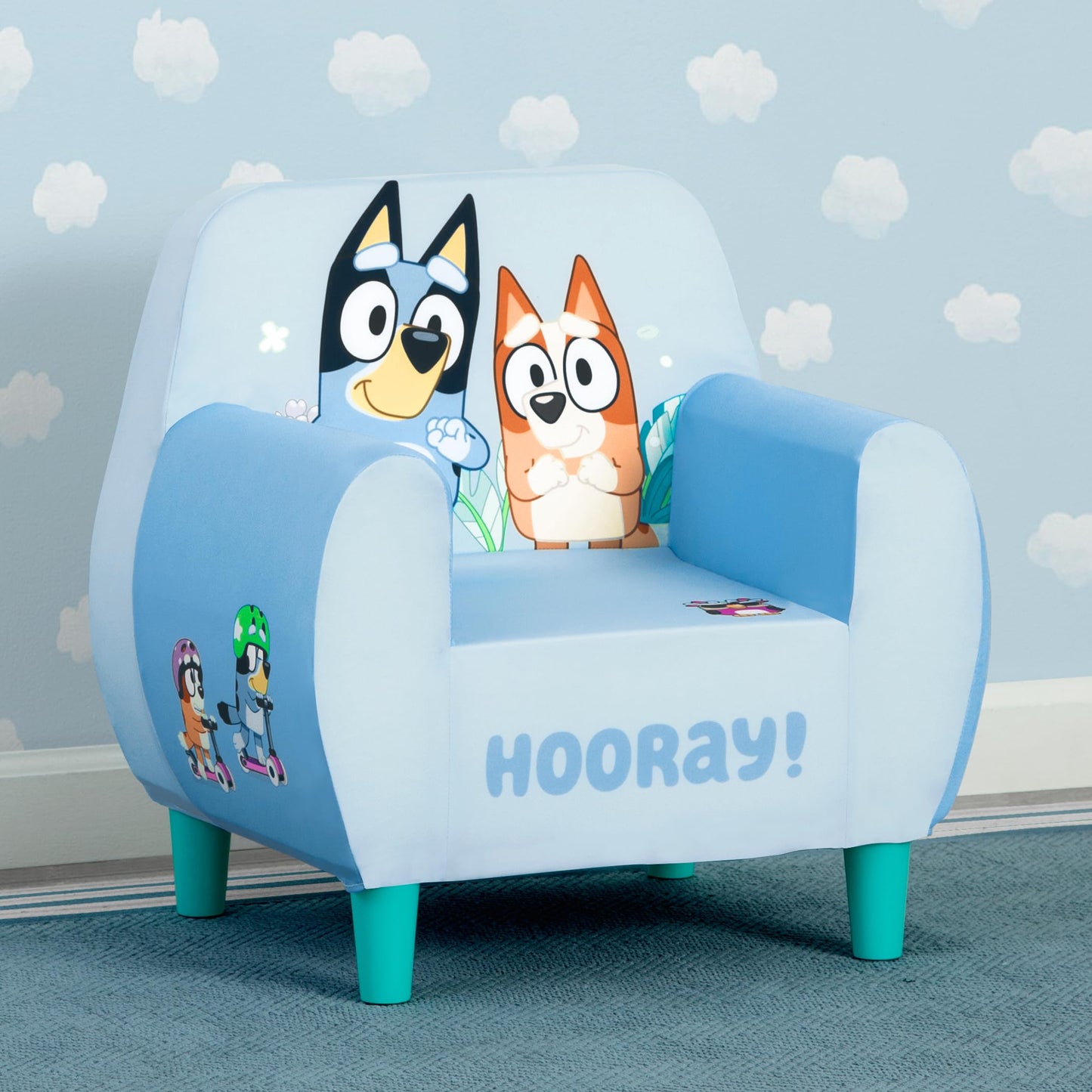 Delta Children Bluey Foam Chair for Kids