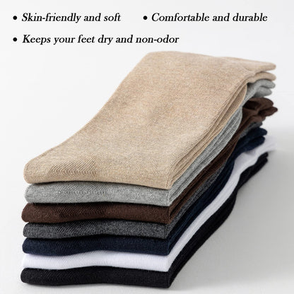 JORMATT Men's Lightweight Dress Socks, 8 Pairs