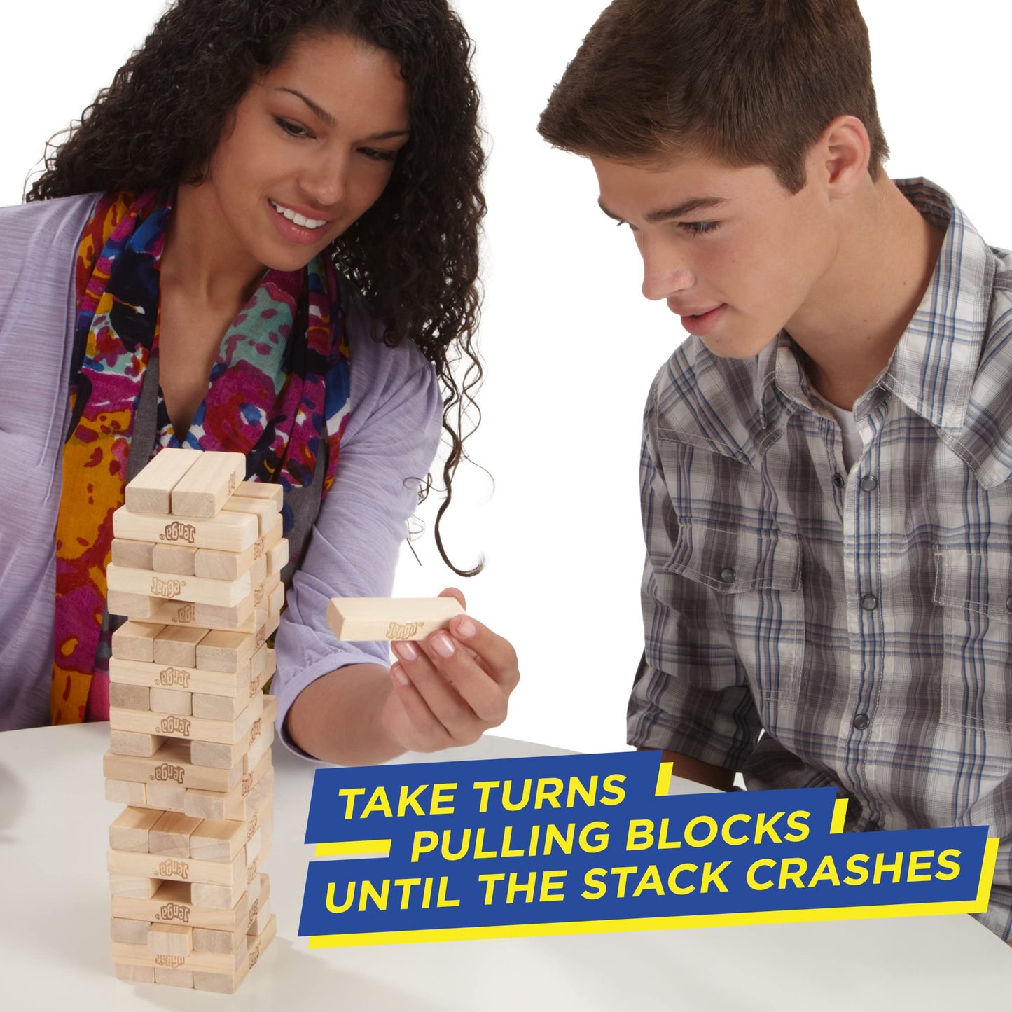 Hasbro Jenga Game - Classic Stacking Tower