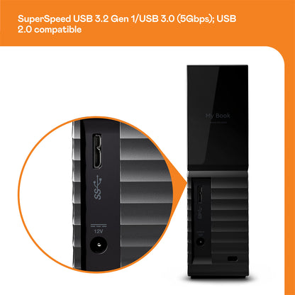 16TB WD My Book External Hard Drive