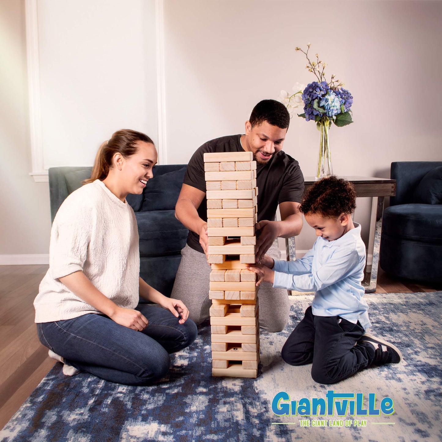 Giant Tumbling Timber Toy - 56 Pieces