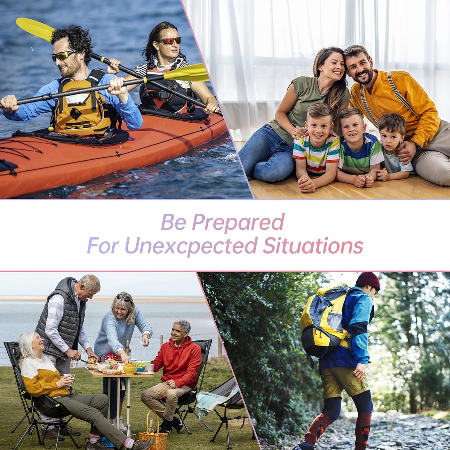 277-Pcs Camping First Aid Kit by AMORNING