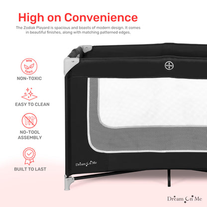 Dream On Me Portable Baby Playard with Mat