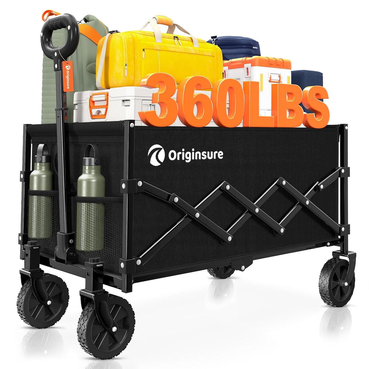 Collapsible Folding Wagon Cart for Outdoor Use