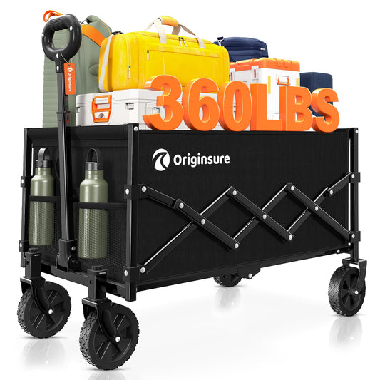 Collapsible Folding Wagon Cart for Outdoor Use