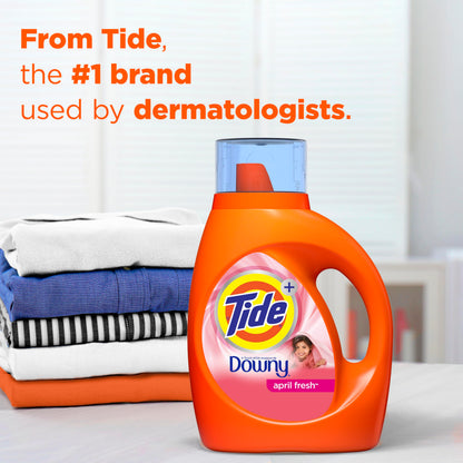 Tide Liquid Laundry Detergent, April Fresh, 84 fl oz