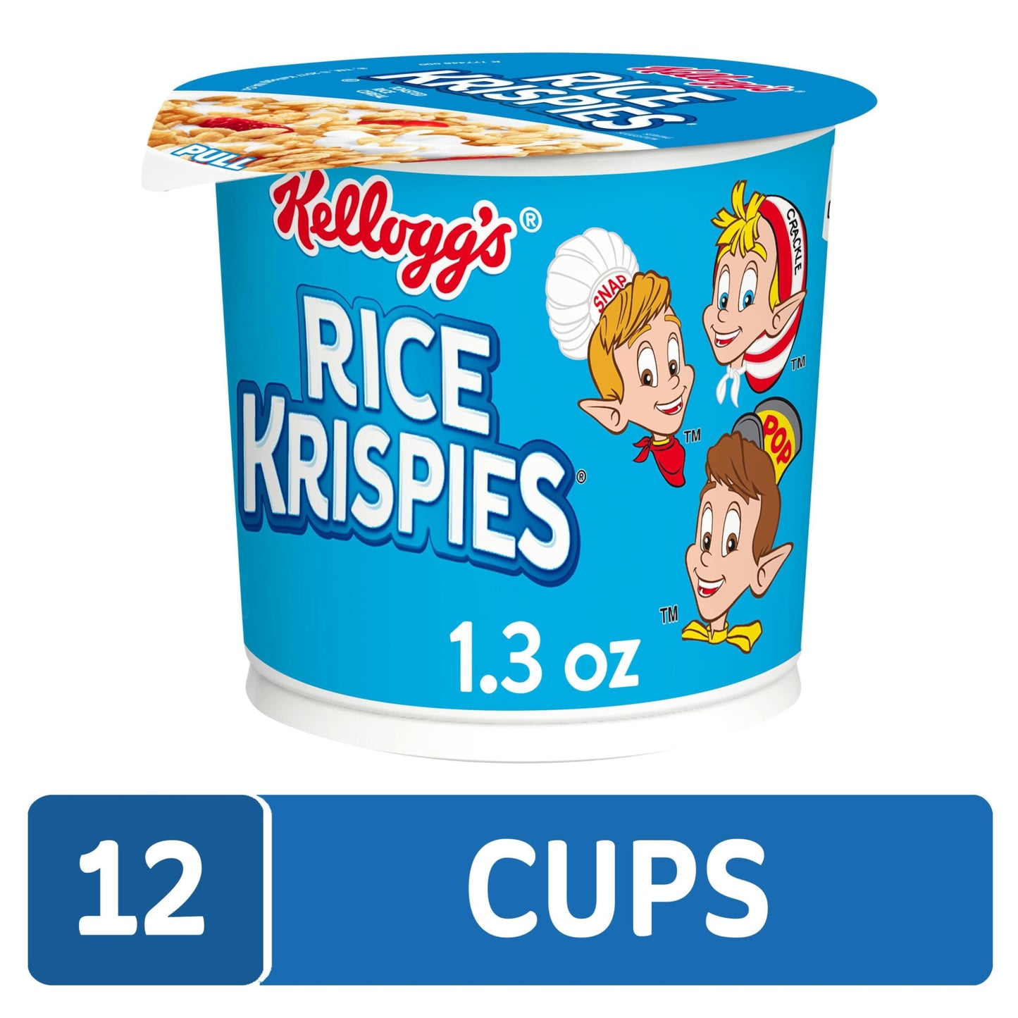 12 Cups Rice Krispies Cereal Snack Cups