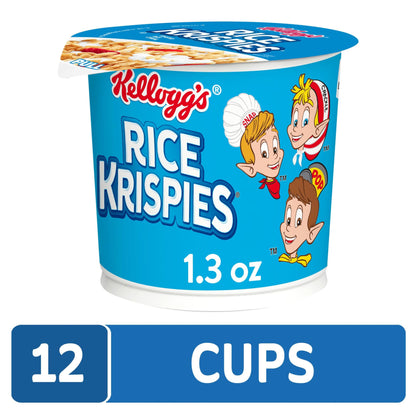12 Cups Rice Krispies Cereal Snack Cups