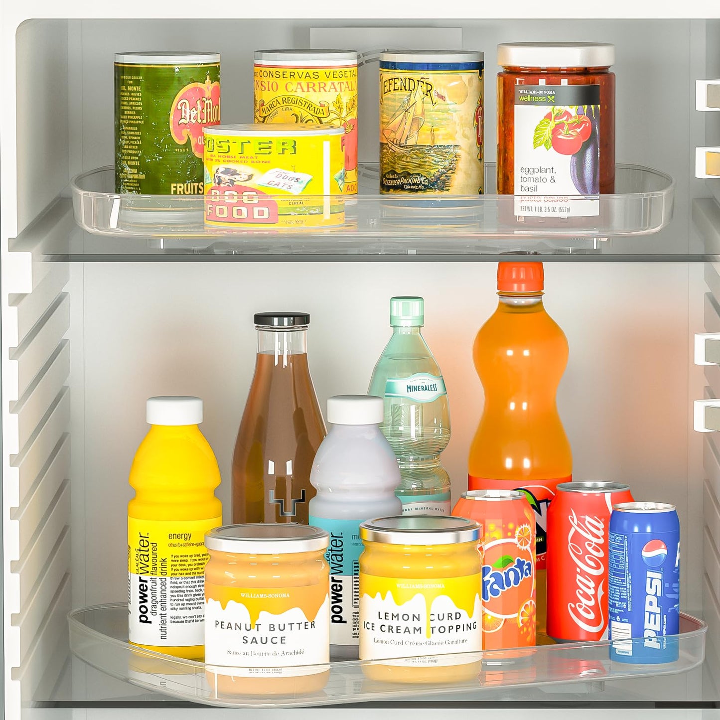 Lazy Susan Turntable Organizer for Refrigerator