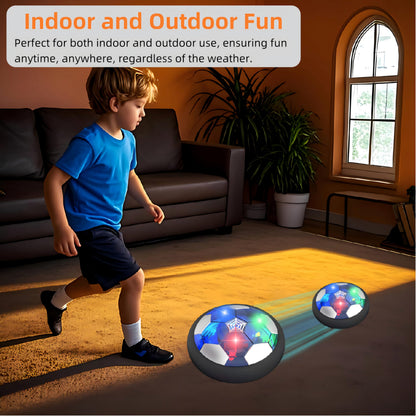 Unifuncy Hover Soccer Ball for Kids - Fun Indoor Soccer Toy for Boys Aged 6-12, Perfect Cool Light-Up Toys for Birthday or Children’s Day Gift for 6, 7, 8, 9, 10, 11, 12 Year Old Boys - Single Pack