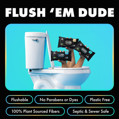 432 Pack DUDE Wipes Flushable Wipes Gift Set