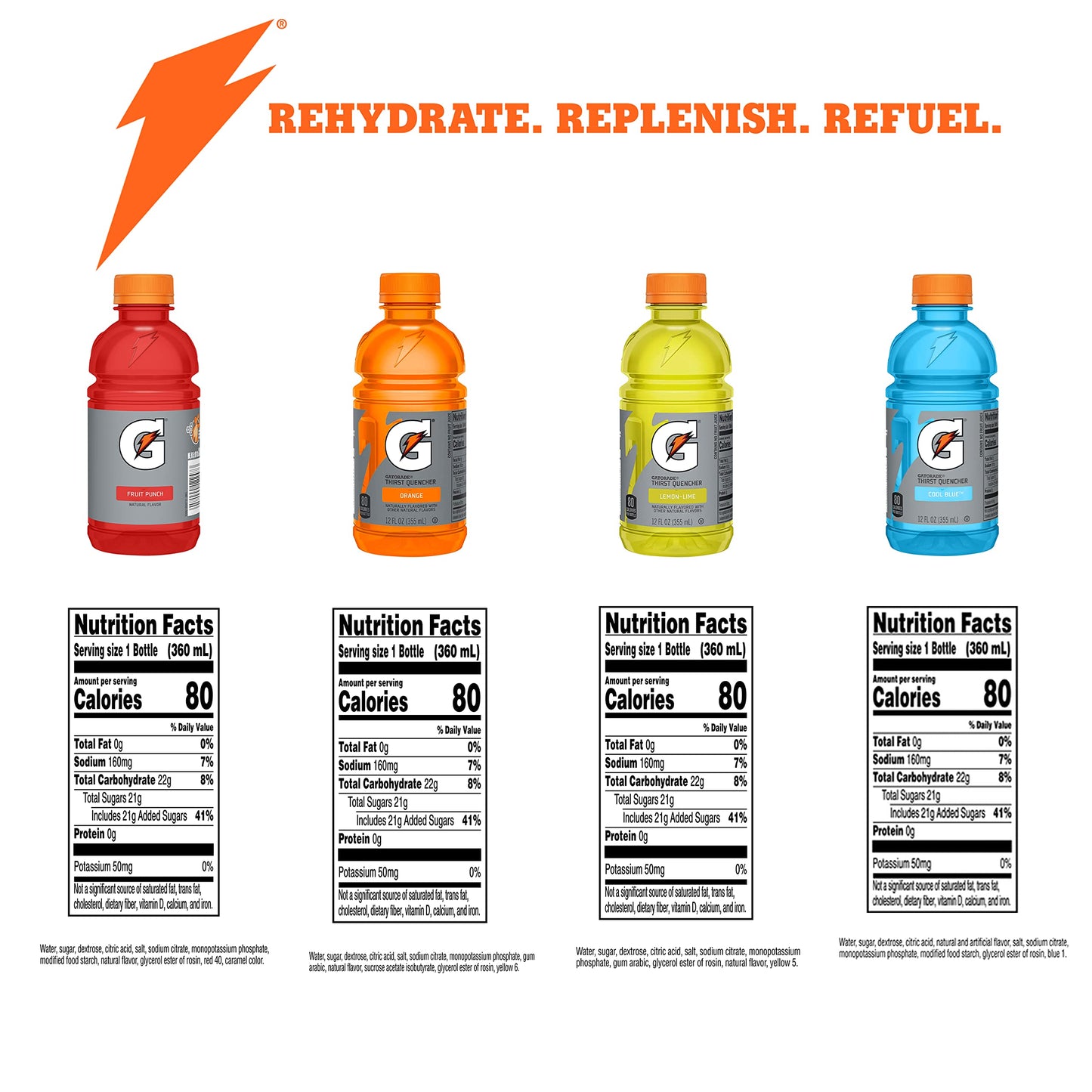 Gatorade Thirst Quencher Variety Pack, 24 Count