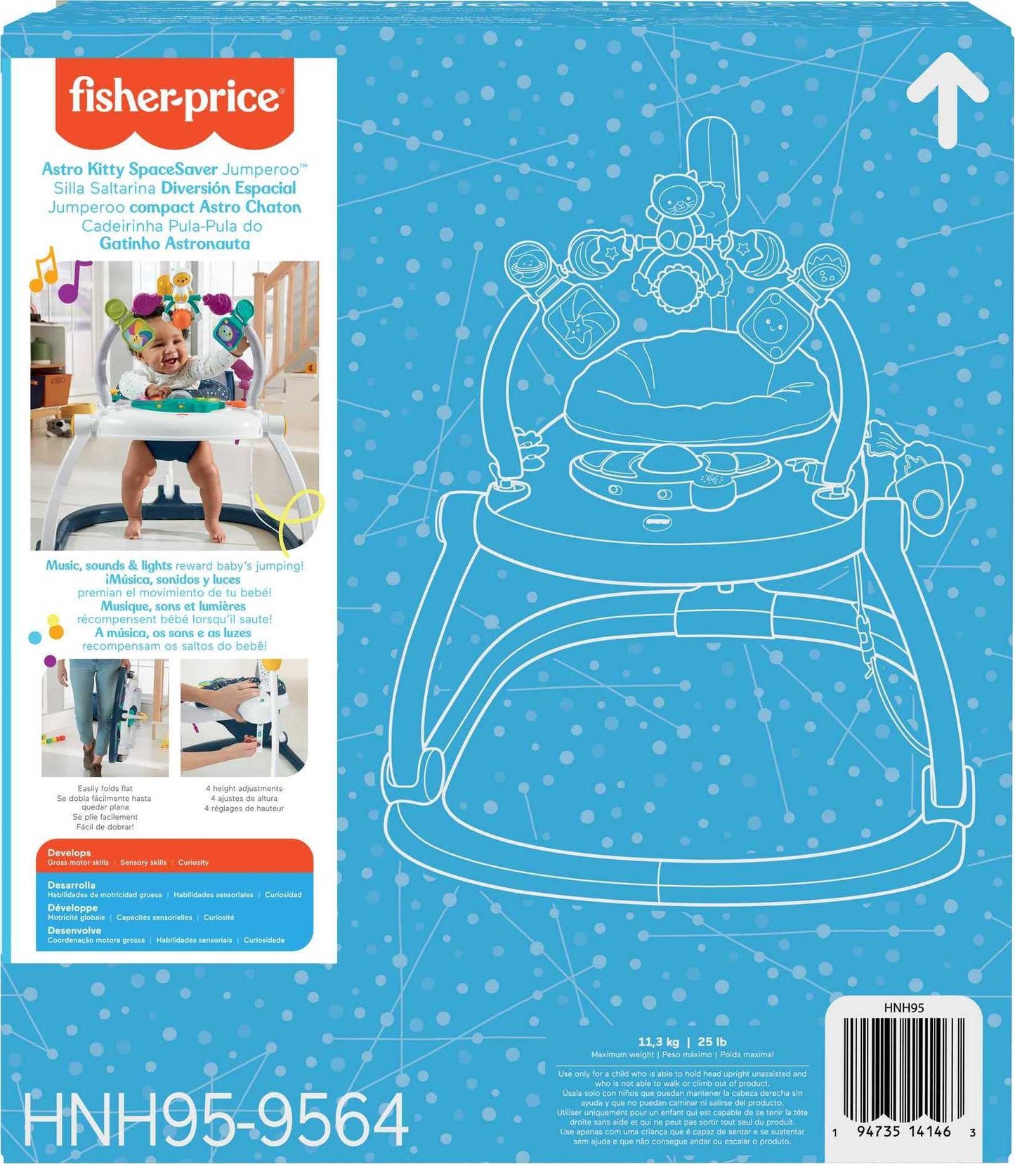 Fisher-Price Astro Kitty Baby Bouncer Jumperoo